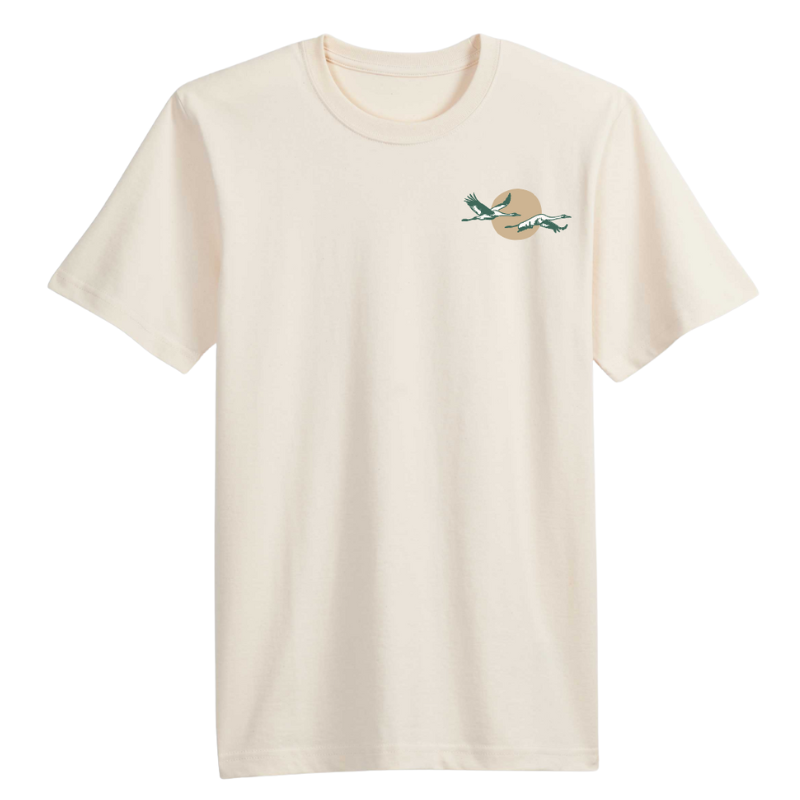 T-shirt C Heritage Co. X Wilder Institute Grue Blanche