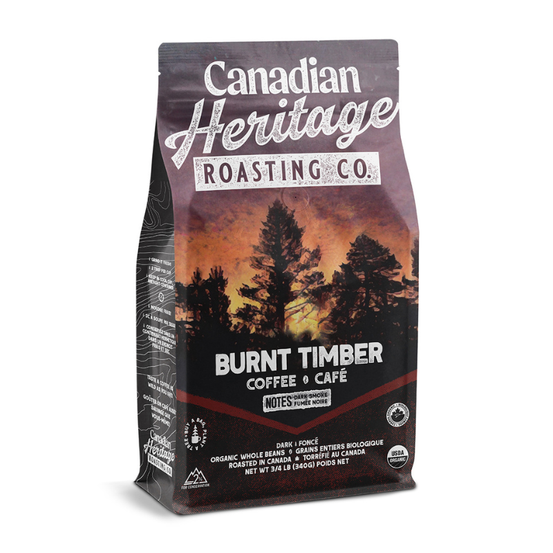 Café bio Burnt Timber - Canadian Heritage Roasting Co.
