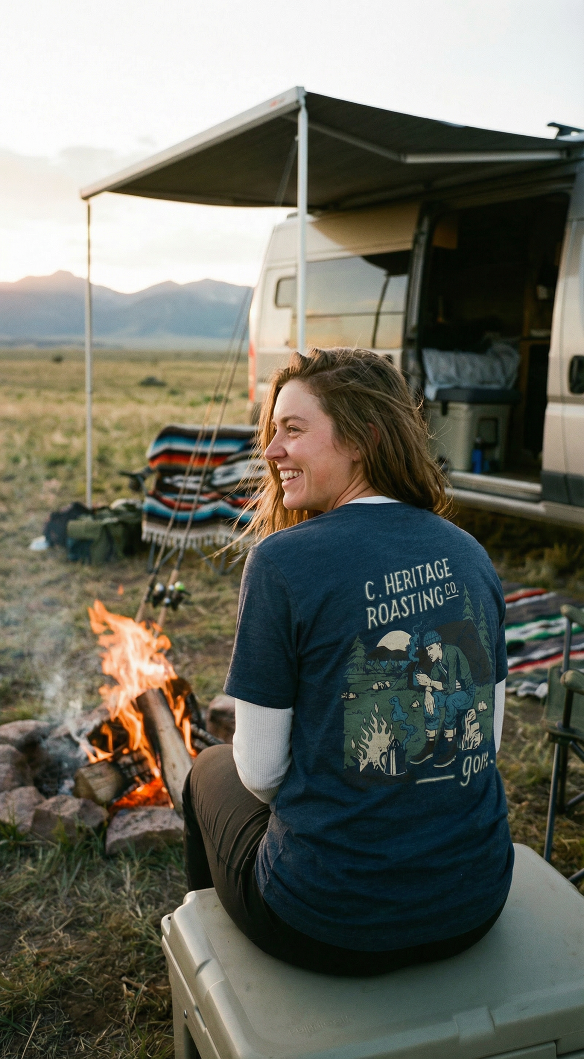 C Heritage Co. gone. Camping Camp Tee