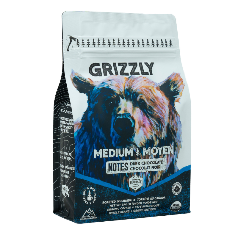 "Grizzly" Organic Coffee - Canadian Heritage Roasting Co.