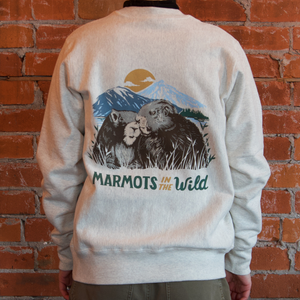 Marmots In The Wild, Wilder Institute X C. Heritage Co - Crewneck Sweater & Hoodie