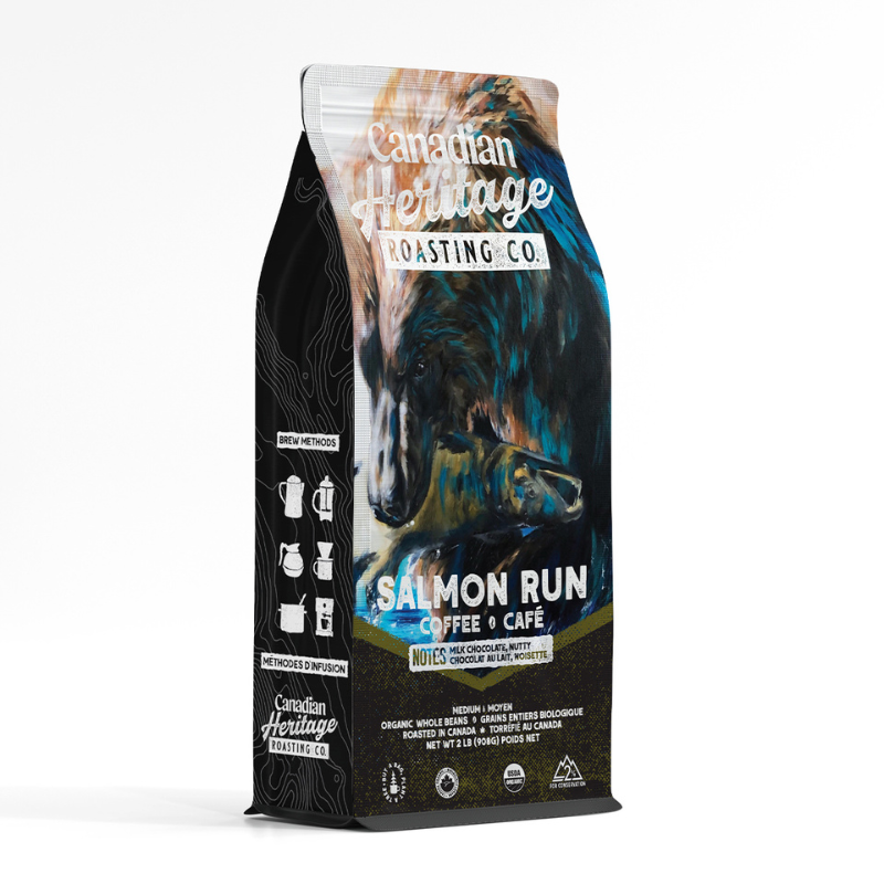 Café biologique Salmon Run - Canadian Heritage Roasting Co.