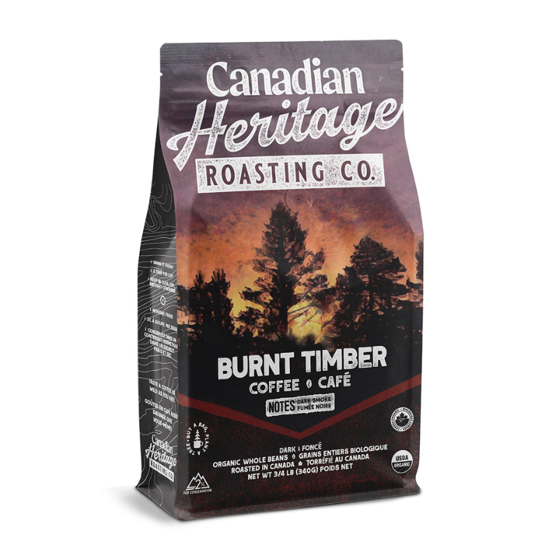 "Burnt Timber" Organic Coffee - Canadian Heritage Roasting Co.