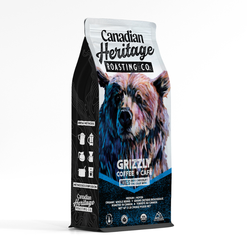 Café biologique Grizzly - Canadian Heritage Roasting Co.