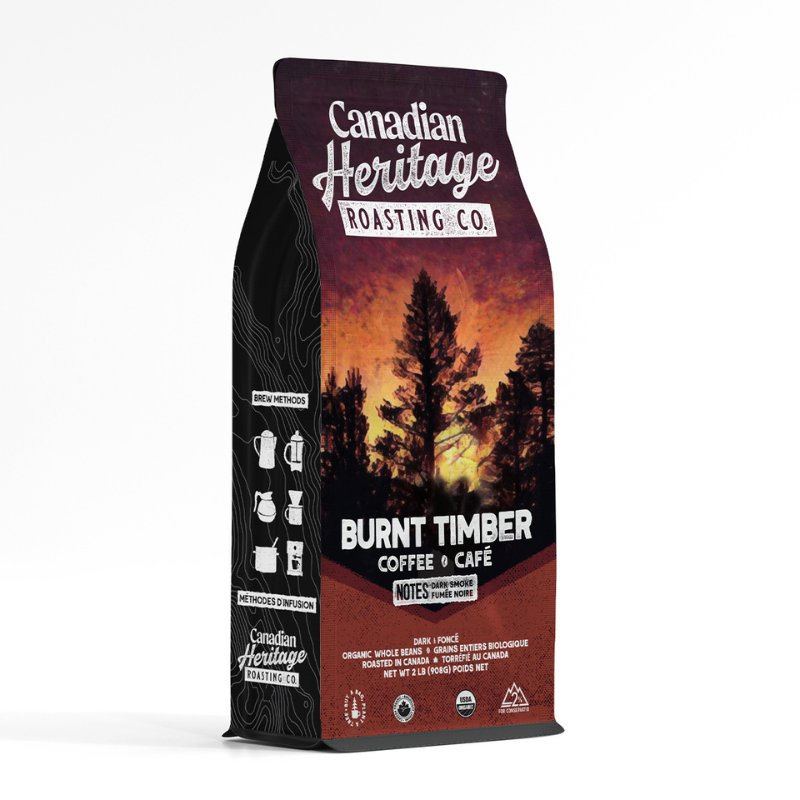Café bio Burnt Timber - Canadian Heritage Roasting Co.