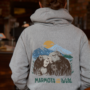 Marmots In The Wild, Wilder Institute X C. Heritage Co - Crewneck Sweater & Hoodie