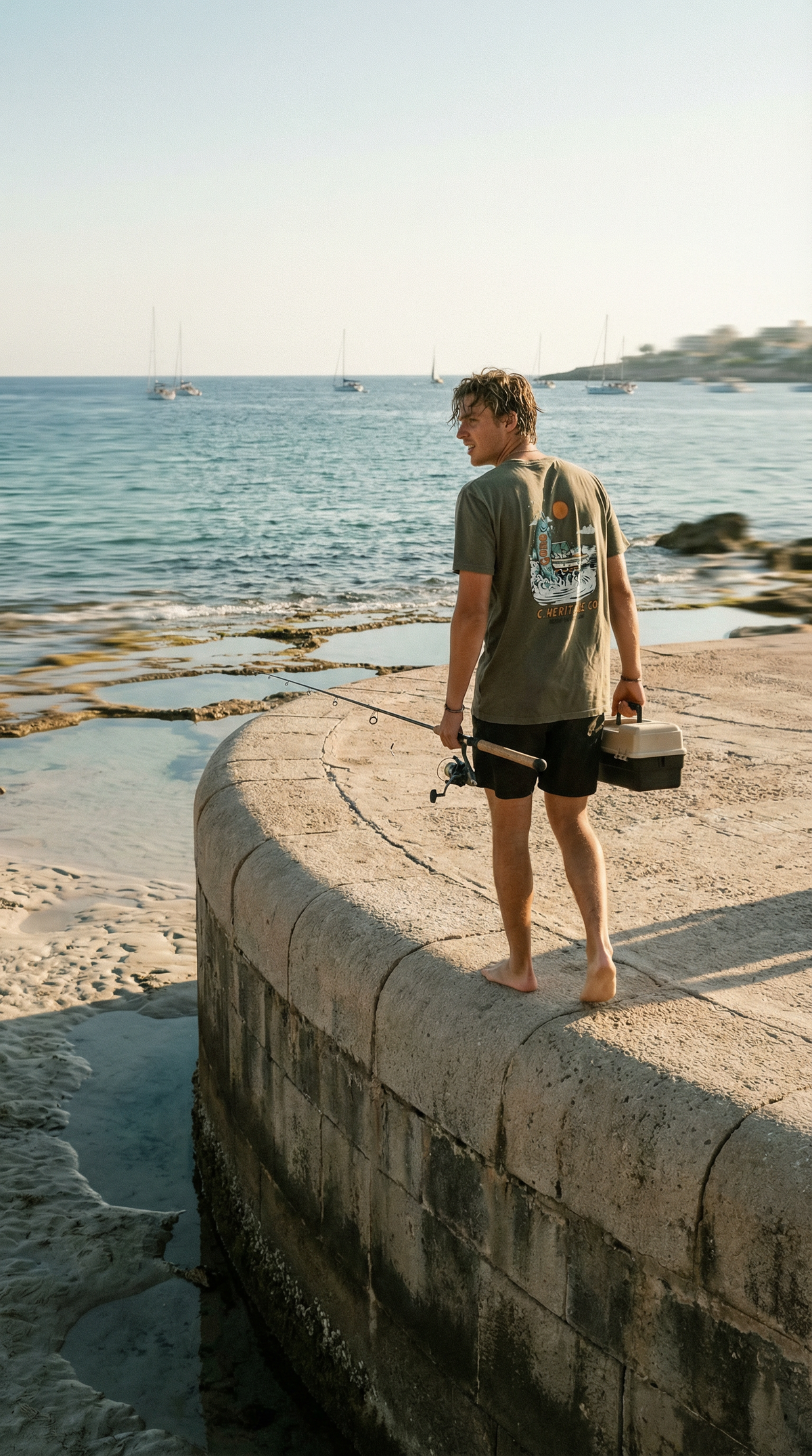 C Heritage Co. gone. Fishing Camp Tee