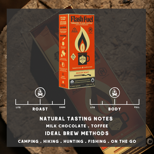 Flash Fuel Matchbox Bundle | 2 Organic Instant Coffee Packs | Free Shipping Included