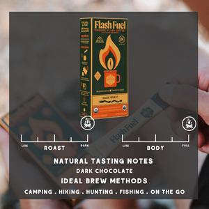 Flash Fuel Matchbox Bundle | 2 Organic Instant Coffee Packs | Free Shipping Included