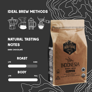 Café bio d'Indonésie - Calgary Heritage Roasting Co.