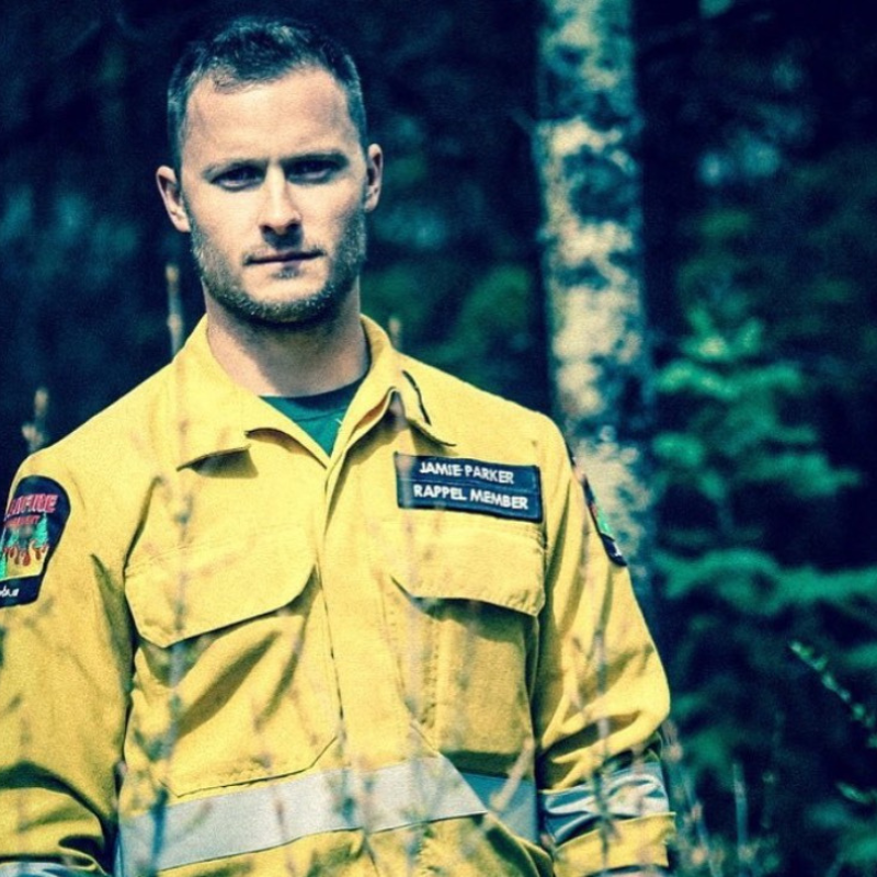 Co Founder Jamie Parker ex rappel wildland firefighter 