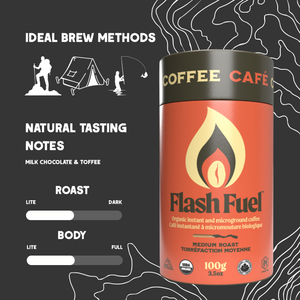 Flash Fuel Organic Instant Coffee - Bulk Canisters